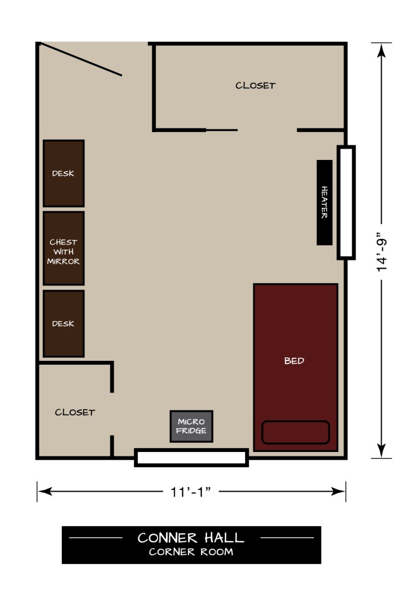 Conner Floor Plan Corner